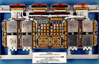 A photo of an electronic circuit board.