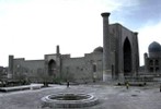 Photo of the Madrasa of Ulugh Beg.