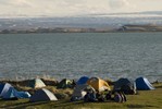 Campers at Campsite.