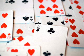 Photo of playing cards.