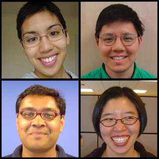 Four young Asian Americans of different backgrounds.