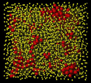 A computer rendering of the laser scanning data.