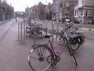 Bicycles have the right of way in Denmark.